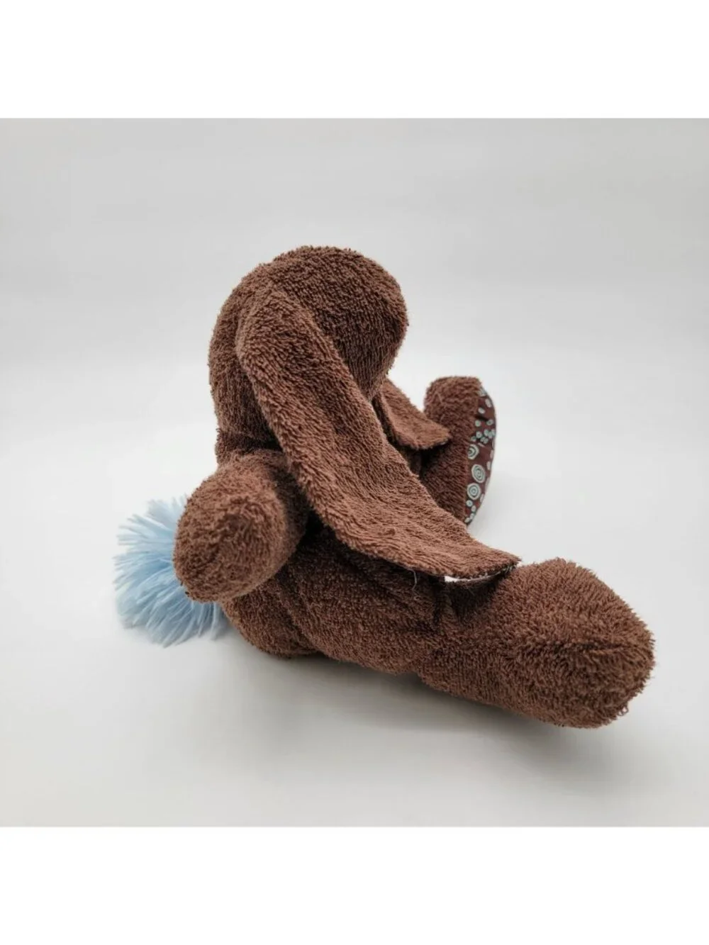 Yellow Horse Art Studios Plush Brown Terry Cloth Bunny